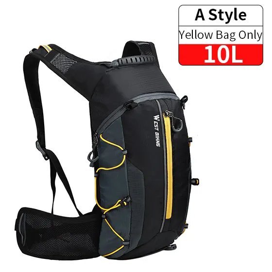 10L Yellow Bag Only_WEST BIKING Bicycle Bag Water Bag 10L Portable Waterproof Sports Bag MTB Road Bi