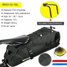 10L Set(with Rack)_Rhinowalk Bike Bag 10L-13L Waterproof Bicycle And Stabilizer Bracket Mount Large 