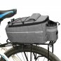 Black_Bicycle Cycling Thermal insulation Back Saddle Tail Bags Rear Seat Trunk Bag Waterproof MTB Tr