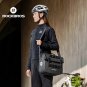 black_ROCKBROS Multifunctional Saddle Bag Waterproof Cycling MTB Bike Rack Bag Travel Bags 3D suppor
