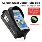 017-2bk 6.0inch_ROCKBROS Bike Bag Front Phone Bicycle Bag For Bicycle Tube Waterproof Touch Screen 017-2bk 6.0inch_ROCKBROS Bike Bag Front Phone Bicycle Bag For Bicycle Tube Waterproof Touch Screen