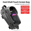B68 6.8inch Big sale_ROCKBROS Bike Bag Front Phone Bicycle Bag For Bicycle Tube Waterproof Touch Scr