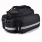 Black_25L Bicycle Carrier Bag MTB Bike Rack Bag Trunk Pannier Cycling Multifunctional Large Capacity
