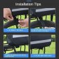 Black_25L Bicycle Carrier Bag MTB Bike Rack Bag Trunk Pannier Cycling Multifunctional Large Capacity