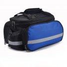 Blue_25L Bicycle Carrier Bag MTB Bike Rack Bag Trunk Pannier Cycling Multifunctional Large Capacity 