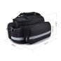 Red_25L Bicycle Carrier Bag MTB Bike Rack Bag Trunk Pannier Cycling Multifunctional Large Capacity T