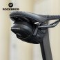 Purple_ROCKBROS Bicycle Saddle Bag Lightweight Compact Size 0.35L Capacity Portable Hand Bag Multifu