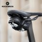 Purple_ROCKBROS Bicycle Saddle Bag Lightweight Compact Size 0.35L Capacity Portable Hand Bag Multifu
