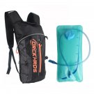 115 Orange_DRCKHROS Bike Bags Portable Waterproof Backpack 3L Cycling Water Bag Outdoor Hiking Pouch