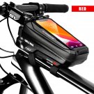Black and Red_WILD MAN X2 Bicycle Bag EVA Hard Shell Waterproof Touch Screen High Capacity Road Bike Black and Red_WILD MAN X2 Bicycle Bag EVA Hard Shell Waterproof Touch Screen High Capacity Road Bike