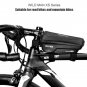Black and Red_WILD MAN X2 Bicycle Bag EVA Hard Shell Waterproof Touch Screen High Capacity Road Bike