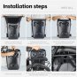 321G-2PCS 34-58L_WEST BIKING Full Waterproof Bicycle Pannier 25L Large Capacity Bike Rack Bag Long T