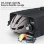377-1PC 25L_WEST BIKING Full Waterproof Bicycle Pannier 25L Large Capacity Bike Rack Bag Long Travel