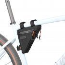 Black_Rhinowalk Bike Front Frame Triangle Bag 0.9L Slightly Rainproof Bicycle Beam Bag MTB Road Bike