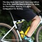 Black_Rhinowalk Bike Front Frame Triangle Bag 0.9L Slightly Rainproof Bicycle Beam Bag MTB Road Bike