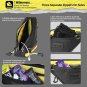 Black_Rhinowalk Bike Front Frame Triangle Bag 0.9L Slightly Rainproof Bicycle Beam Bag MTB Road Bike