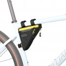 Yellow_Rhinowalk Bike Front Frame Triangle Bag 0.9L Slightly Rainproof Bicycle Beam Bag MTB Road Bik