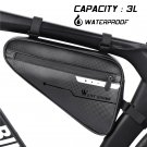 3L Waterproof A_WEST BIKING Waterproof Cycling Tube Bags 3L MTB Road Bike Triangle Bag Cycling Frame