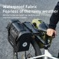 black_ROCKBROS Multifunctional Saddle Bag Waterproof Cycling MTB Bike Rack Bag Travel Bags 3D suppor