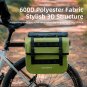 black_ROCKBROS Multifunctional Saddle Bag Waterproof Cycling MTB Bike Rack Bag Travel Bags 3D suppor