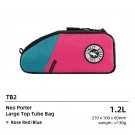 TB2 1.2L Pink_ULAC Bicycle Frame Tube Bag 1.2/1.6L Bicicleta Triathlon Bag Road Bike Nylon Top Tube TB2 1.2L Pink_ULAC Bicycle Frame Tube Bag 1.2/1.6L Bicicleta Triathlon Bag Road Bike Nylon Top Tube