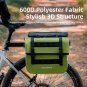 black_ROCKBROS Multifunctional Saddle Bag Waterproof Cycling MTB Bike Rack Bag Travel Bags 3D suppor