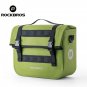 Navy Green_ROCKBROS Multifunctional Saddle Bag Waterproof Cycling MTB Bike Rack Bag Travel Bags 3D s