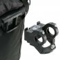 Dark grey_Bicycle Front Basket Bike Small Pet Dog Carry Pouch 2in1 Detachable MTB Handlebar Tube Han