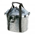 Grey_Bicycle Front Basket Bike Small Pet Dog Carry Pouch 2in1 Detachable MTB Handlebar Tube Hanging 