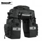 black_RHINOWALK MTB Bicycle Carrier Bag Rear Rack Bike Trunk Bag Luggage Pannier 3 in 1 Cycling Doub black_RHINOWALK MTB Bicycle Carrier Bag Rear Rack Bike Trunk Bag Luggage Pannier 3 in 1 Cycling Doub