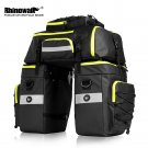black green_RHINOWALK MTB Bicycle Carrier Bag Rear Rack Bike Trunk Bag Luggage Pannier 3 in 1 Cyclin black green_RHINOWALK MTB Bicycle Carrier Bag Rear Rack Bike Trunk Bag Luggage Pannier 3 in 1 Cyclin