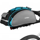 Blue_Lixada Rear Seat Bag For Bicycle Cycling Bags On Bike Backseat 13L Bicycle Bag Multifunctional Blue_Lixada Rear Seat Bag For Bicycle Cycling Bags On Bike Backseat 13L Bicycle Bag Multifunctional