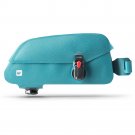Blue_Rhinowalk Bicycle Top Tube Bag Waterproof Bike Front Frame Bag Fit MTB Road Bike Large Capacity