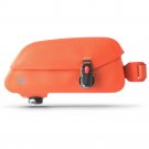 Orange_Rhinowalk Bicycle Top Tube Bag Waterproof Bike Front Frame Bag Fit MTB Road Bike Large Capaci