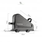 5L_ROCKBROS Frame Bicycle bags Large Capacity Pannier Bag Rainproof Bike Bag Triangle Pouch Waterpro