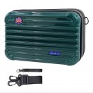 Green_ZUKKA Bicycle 8 Inch Frame Bag Hard Case Plastic ABS Suitable for Brompton Large Waterproof St