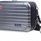 Light Grey_ZUKKA Bicycle 8 Inch Frame Bag Hard Case Plastic ABS Suitable for Brompton Large Waterpro Light Grey_ZUKKA Bicycle 8 Inch Frame Bag Hard Case Plastic ABS Suitable for Brompton Large Waterpro