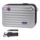 Silver_ZUKKA Bicycle 8 Inch Frame Bag Hard Case Plastic ABS Suitable for Brompton Large Waterproof S