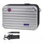 Silver_ZUKKA Bicycle 8 Inch Frame Bag Hard Case Plastic ABS Suitable for Brompton Large Waterproof S