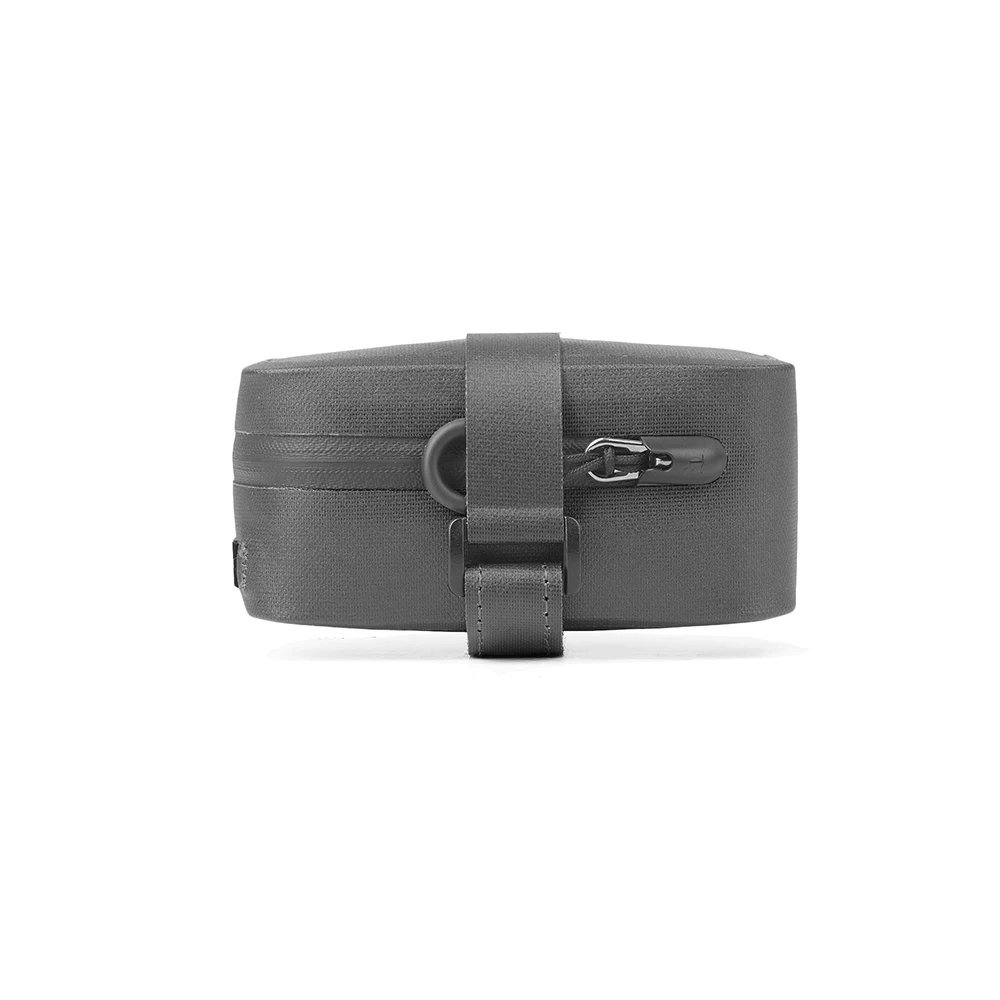 Black_Rhinowalk Bicycle Saddle Bag Small 0.4L Waterproof Tail Bag Portable Bike Seatpost Bag Univers