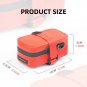 Orange_Rhinowalk Bicycle Saddle Bag Small 0.4L Waterproof Tail Bag Portable Bike Seatpost Bag Univer