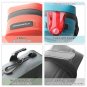 Orange_Rhinowalk Bicycle Saddle Bag Small 0.4L Waterproof Tail Bag Portable Bike Seatpost Bag Univer