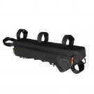 Black-2.4L_Rhinowalk Bike Frame Bag Waterproof  2.4L Bike Triangular Crossbeam Bag Bikepacking Cycli