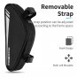 B55-BK_ROCKBROS Triangle Beam Bag Bicycle Top Tube Bag Bike Saddle Bags MTB Road Bike Phone Bags 0.7