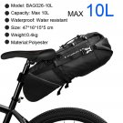 BAG026 10L_NEWBOLER Bike Bag Waterproof 13L Large Capacity Bicycle Saddle Bag Cycling Foldable Tail 
