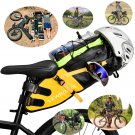 BAG040BLA 13L_NEWBOLER Bike Bag Waterproof 13L Large Capacity Bicycle Saddle Bag Cycling Foldable Ta