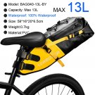 BAG040BY 13L_NEWBOLER Bike Bag Waterproof 13L Large Capacity Bicycle Saddle Bag Cycling Foldable Tai