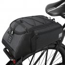 8L Black bag_Lixada Bike Rack Bag Waterproof Cycling Bike Rear Seat Bag Trunk Bags Large Capacity Ca