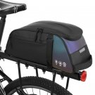 With Reflective part_Lixada Bike Rack Bag Waterproof Cycling Bike Rear Seat Bag Trunk Bags Large Cap