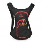 Black Red_Waterproof Bicycle Bag Hiking Ultralight Climbing Backpack Men Women Bike Cycling Knapsack